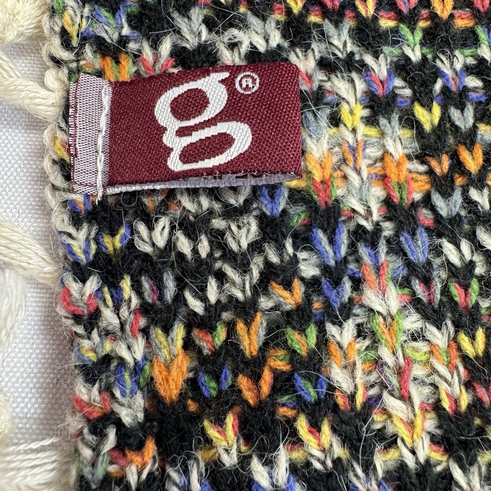 VTG Poncho Gene Accessories One Size Western Rodeo Aztec Cowgirl Tassel Fringe - Picture 7 of 9